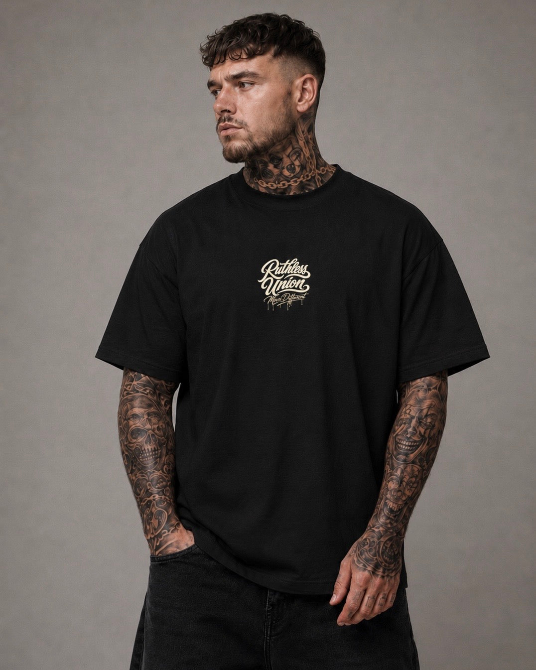 Vice Oversized Tee Black