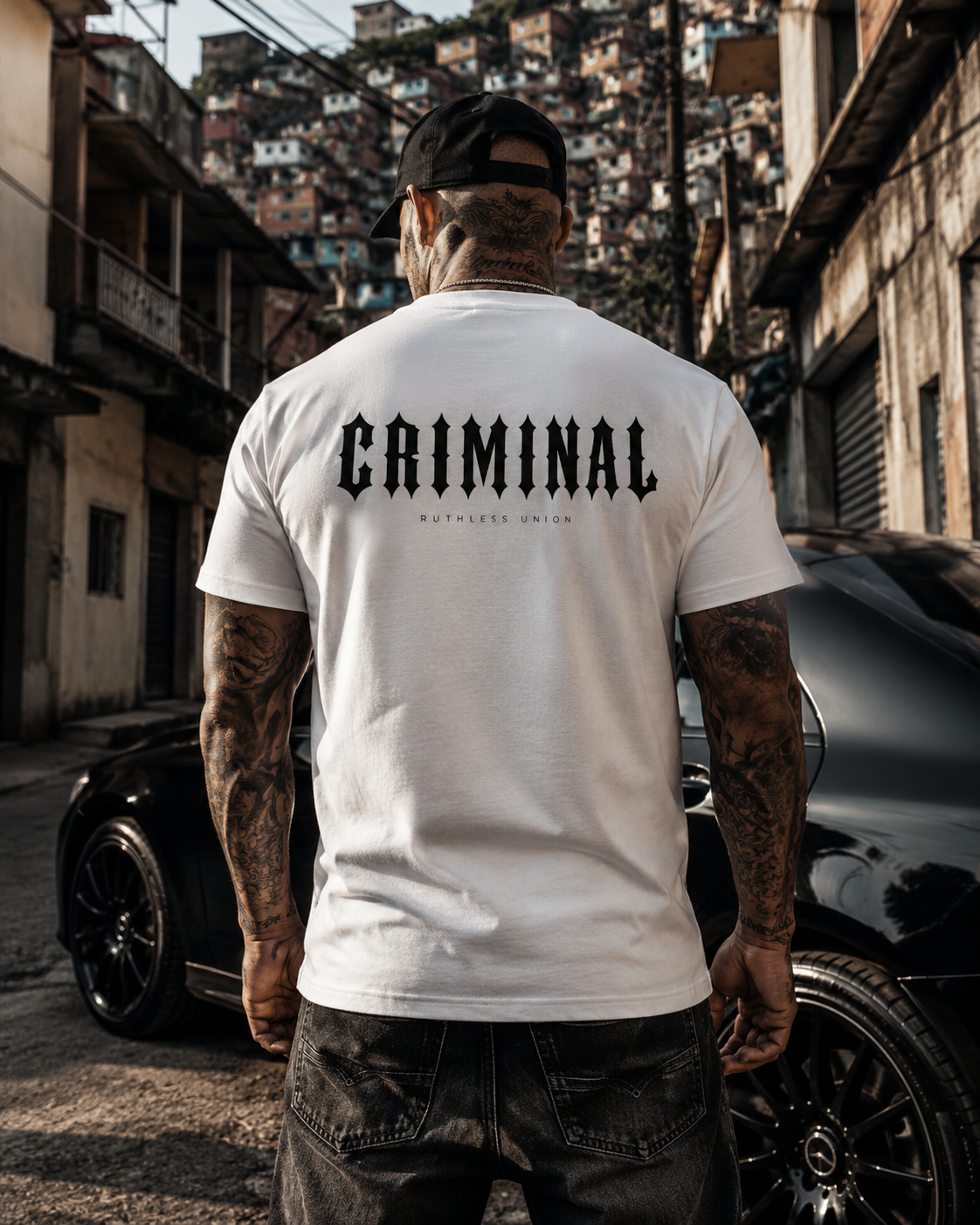 Criminal Tee White