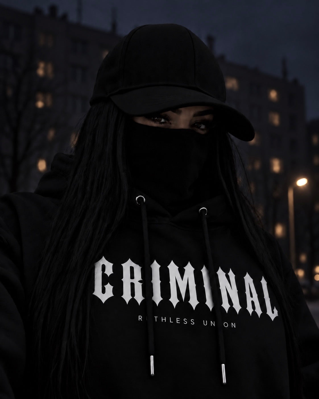 Criminal Hoodie Black Women