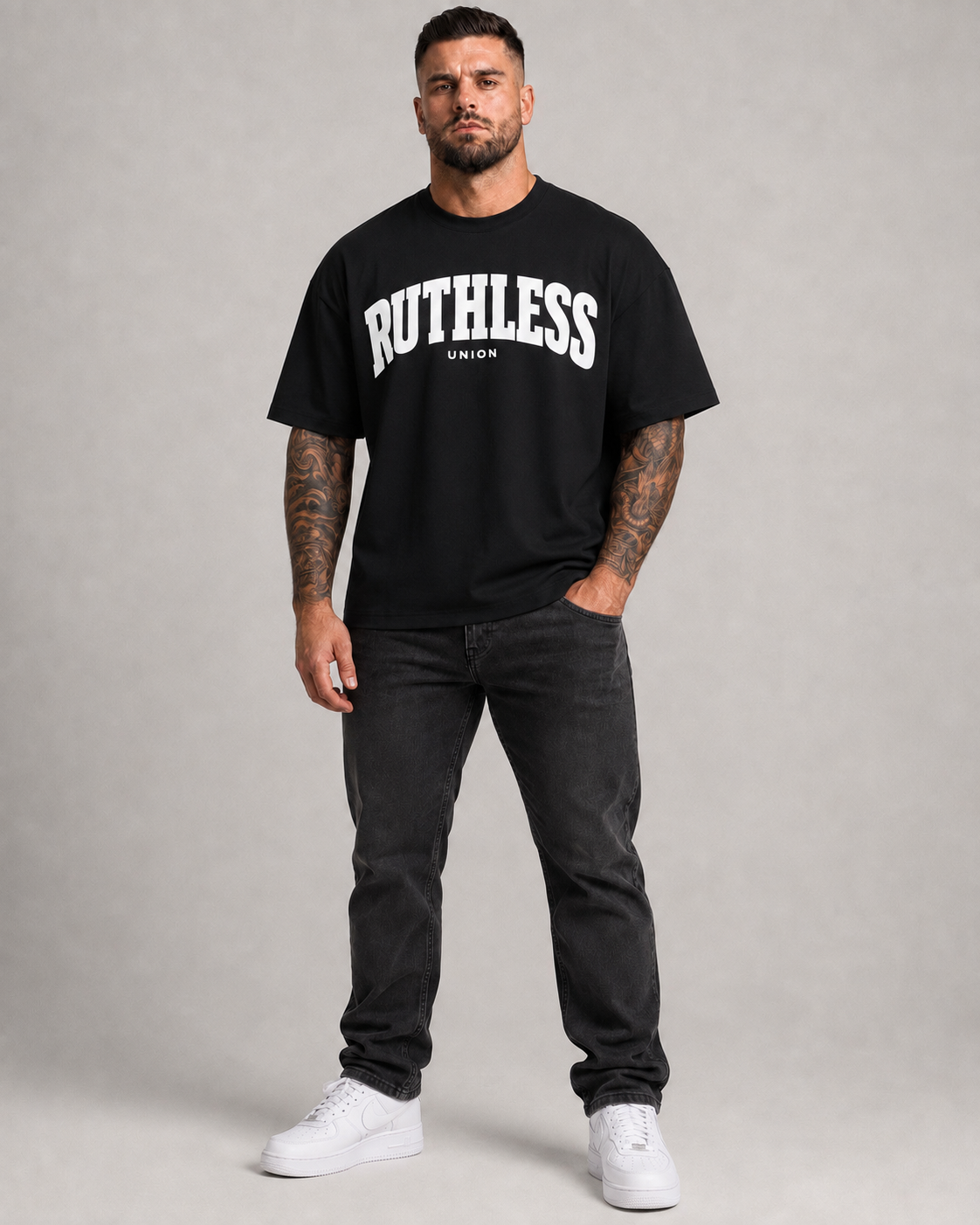 Essential Oversized Tee Black