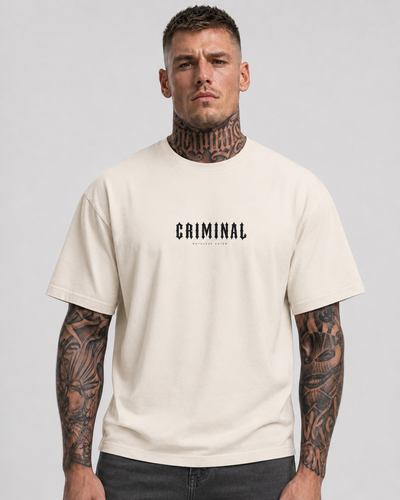 Criminal Oversized Tee Off White