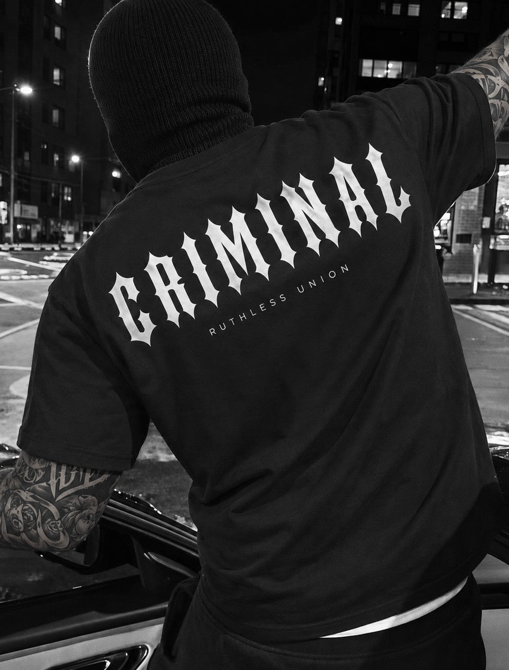 Criminal Oversized Tee Black