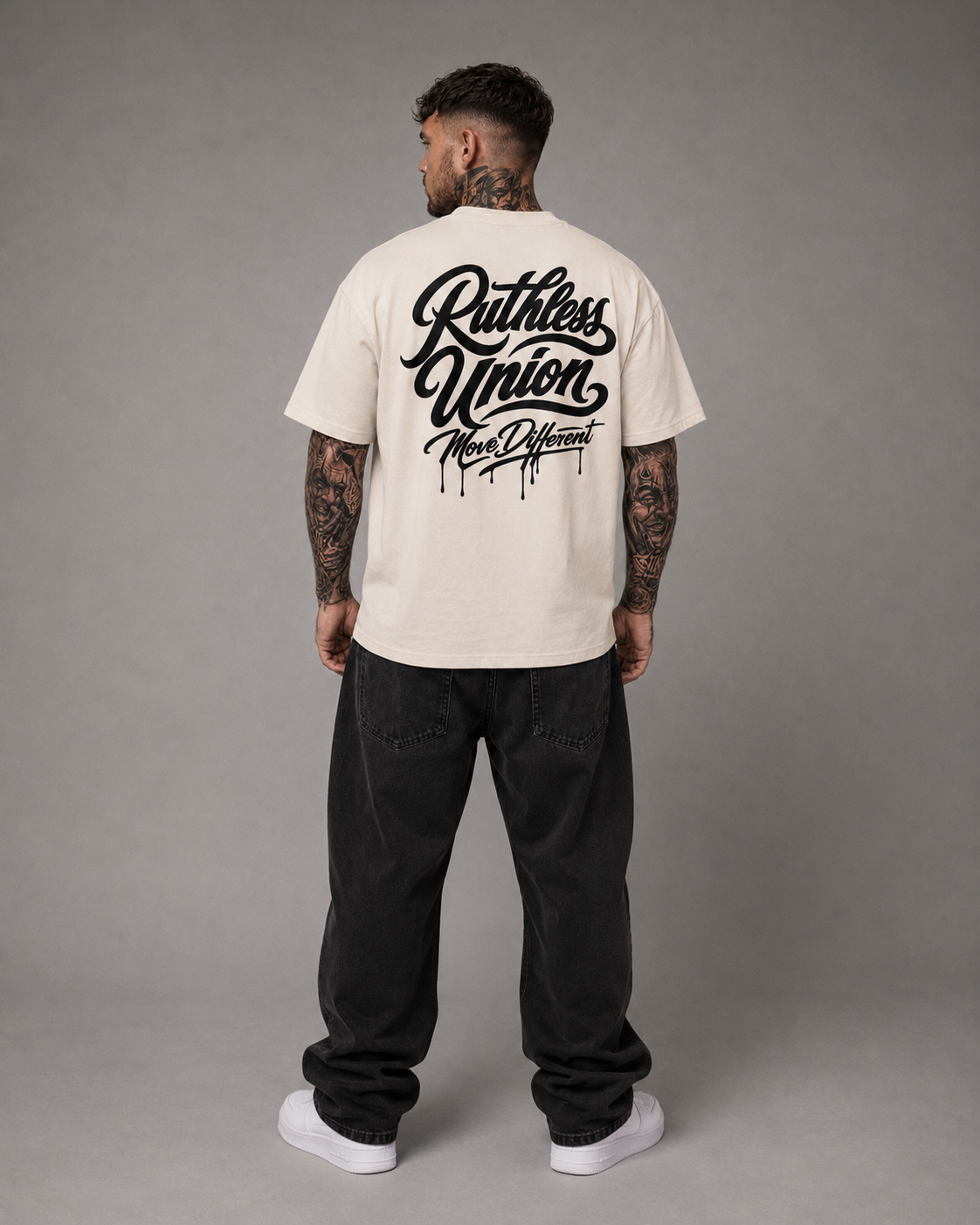 Vice Oversized Tee Off White