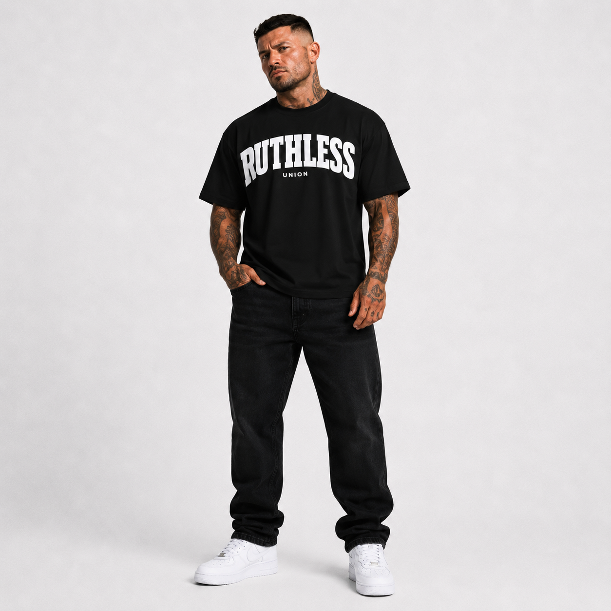 Essential Oversized Tee Black