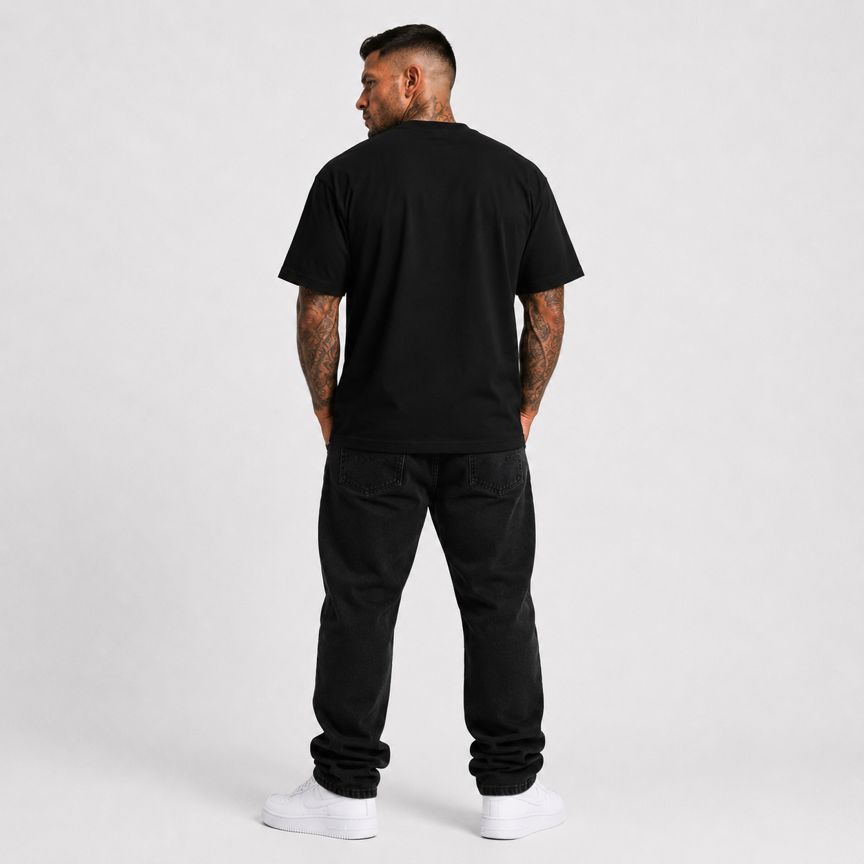 Essential Oversized Tee Black