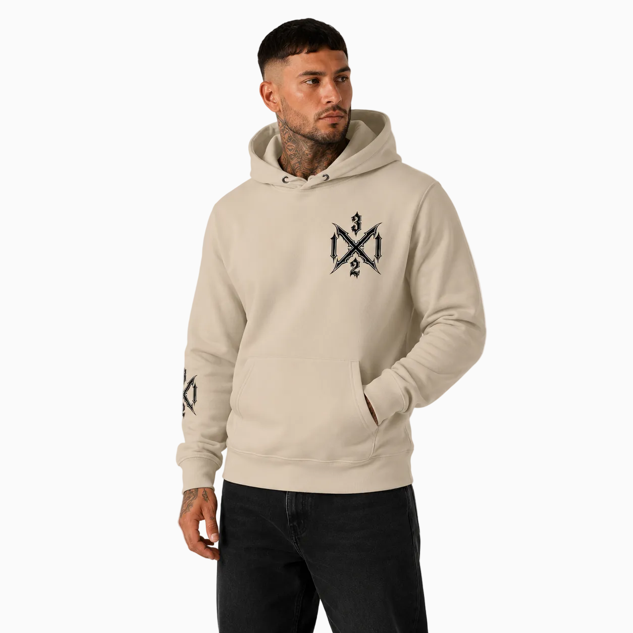 RU - RIOT HOODIE BEIGE