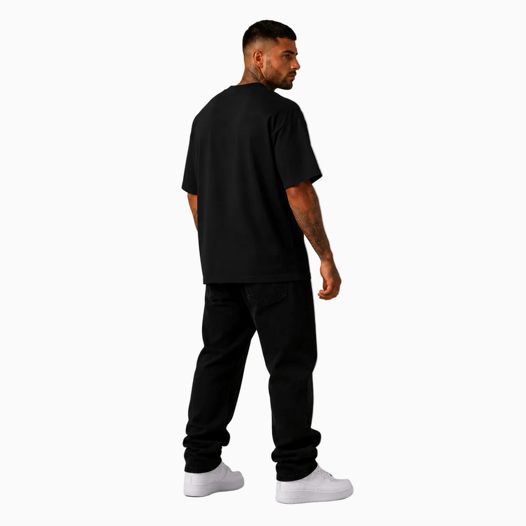 RU OVERSIZED - ELITE TEE - BLACK ON BLACK