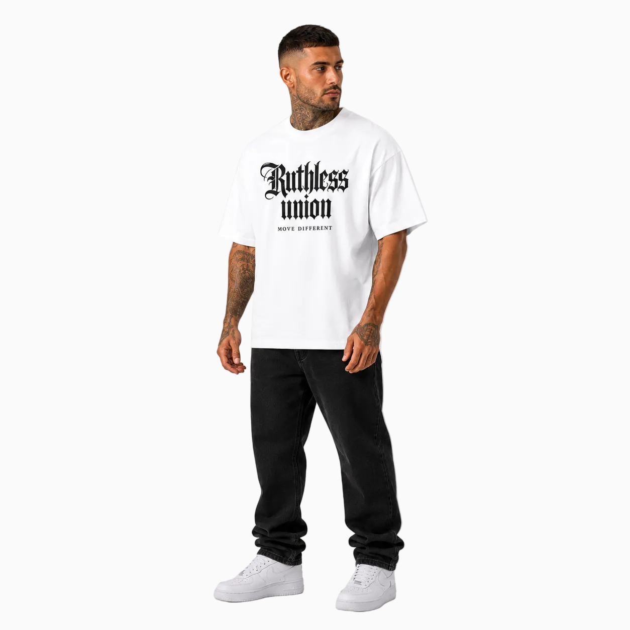 RU OVERSIZED - ELITE TEE - WHITE