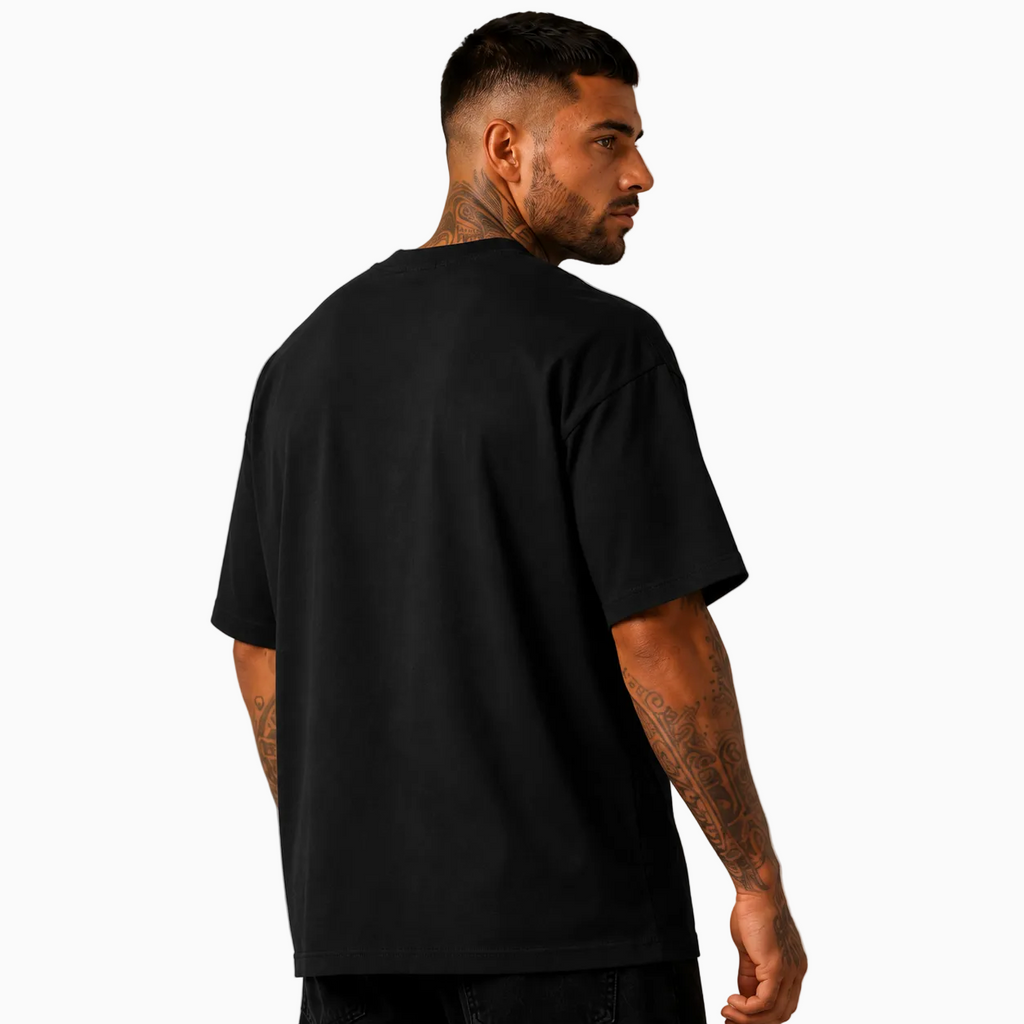RU OVERSIZED - ELITE TEE - BLACK ON BLACK
