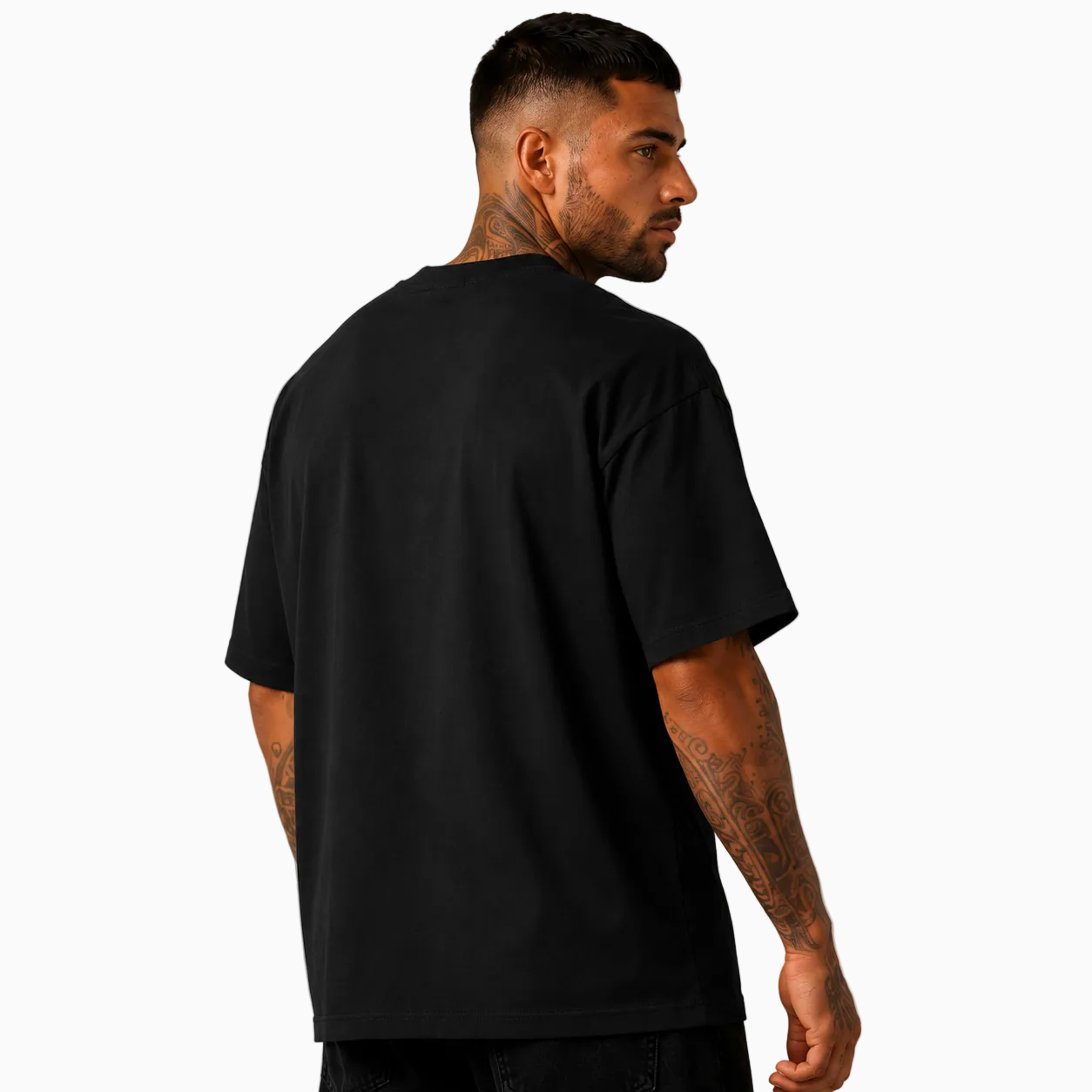 RU OVERSIZED - ELITE TEE - BLACK ON BLACK