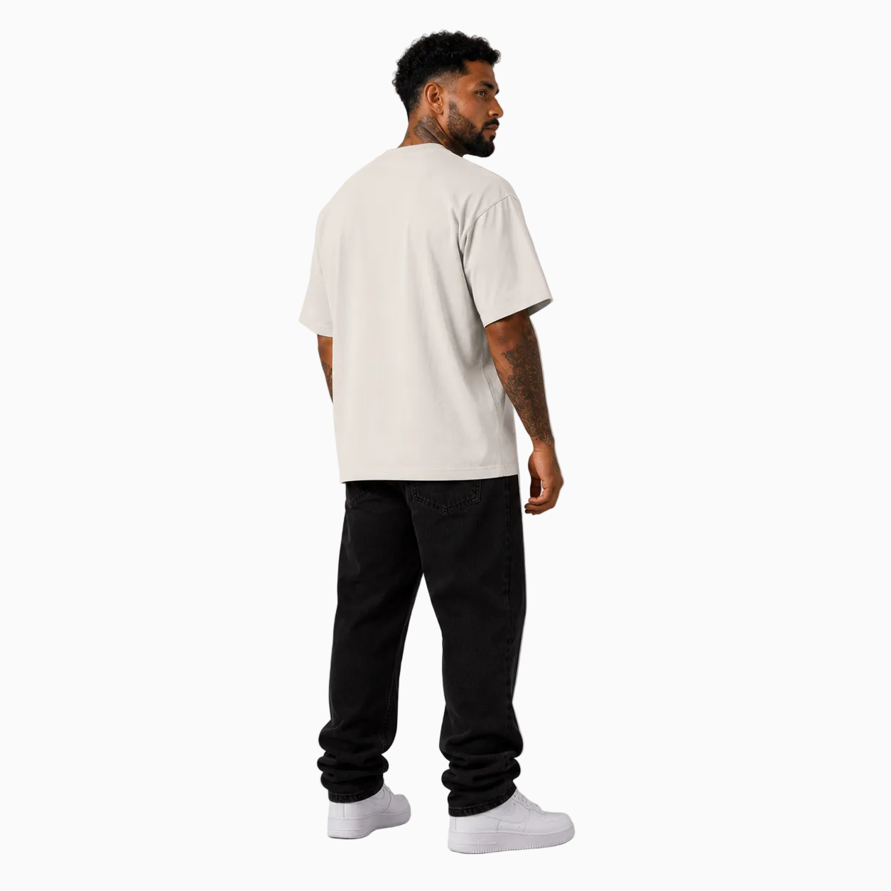 RU OVERSIZED - MAJESTIC TEE HEAVY - CREAM