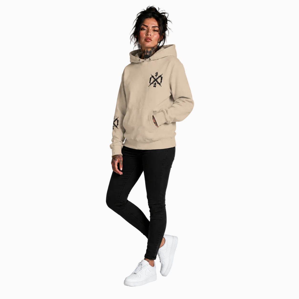 RU LADY - RIOT HOODIE BEIGE