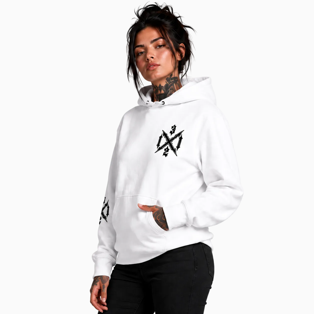 RU LADY - RIOT HOODIE WHITE