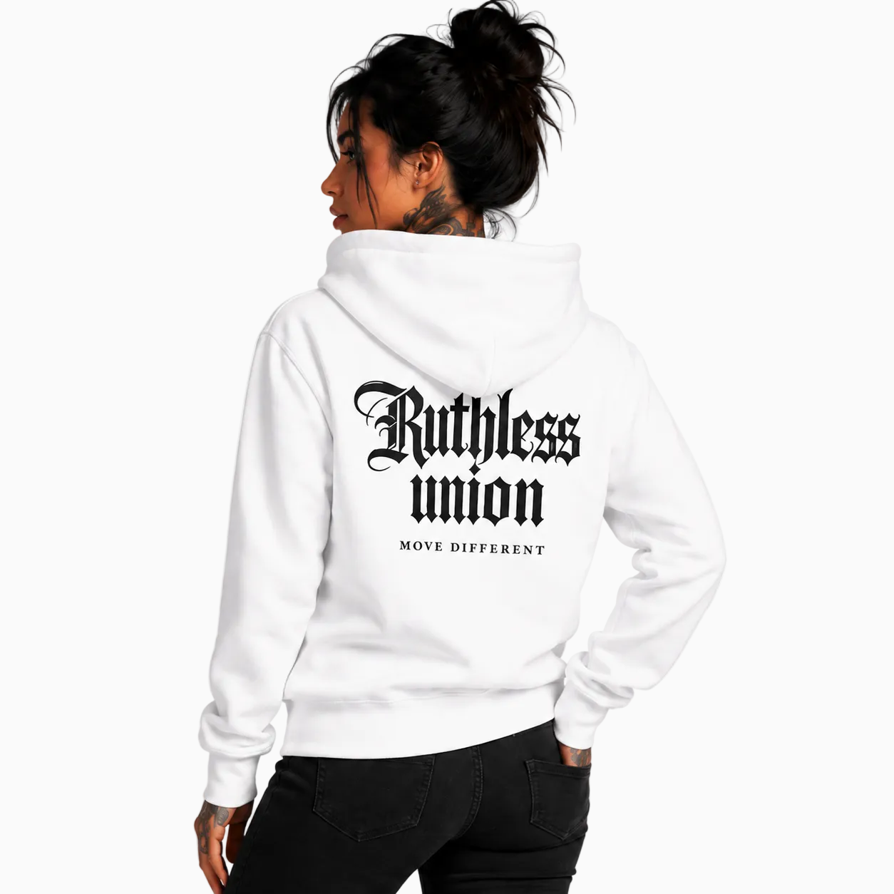 RU LADY - RIOT HOODIE WHITE