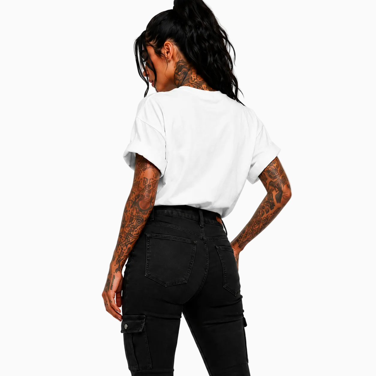 RU LADY - OVERSIZED ELITE TEE - WHITE