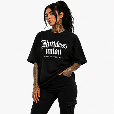 Elite Oversized Tee Black Women