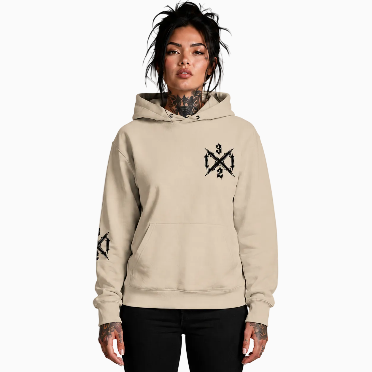 RU LADY - RIOT HOODIE BEIGE