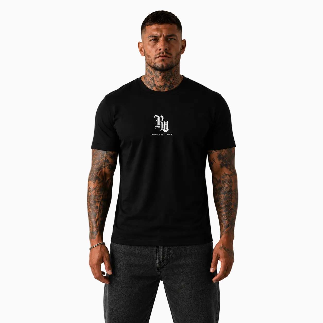 RU – SCRIPT TEE BLACK
