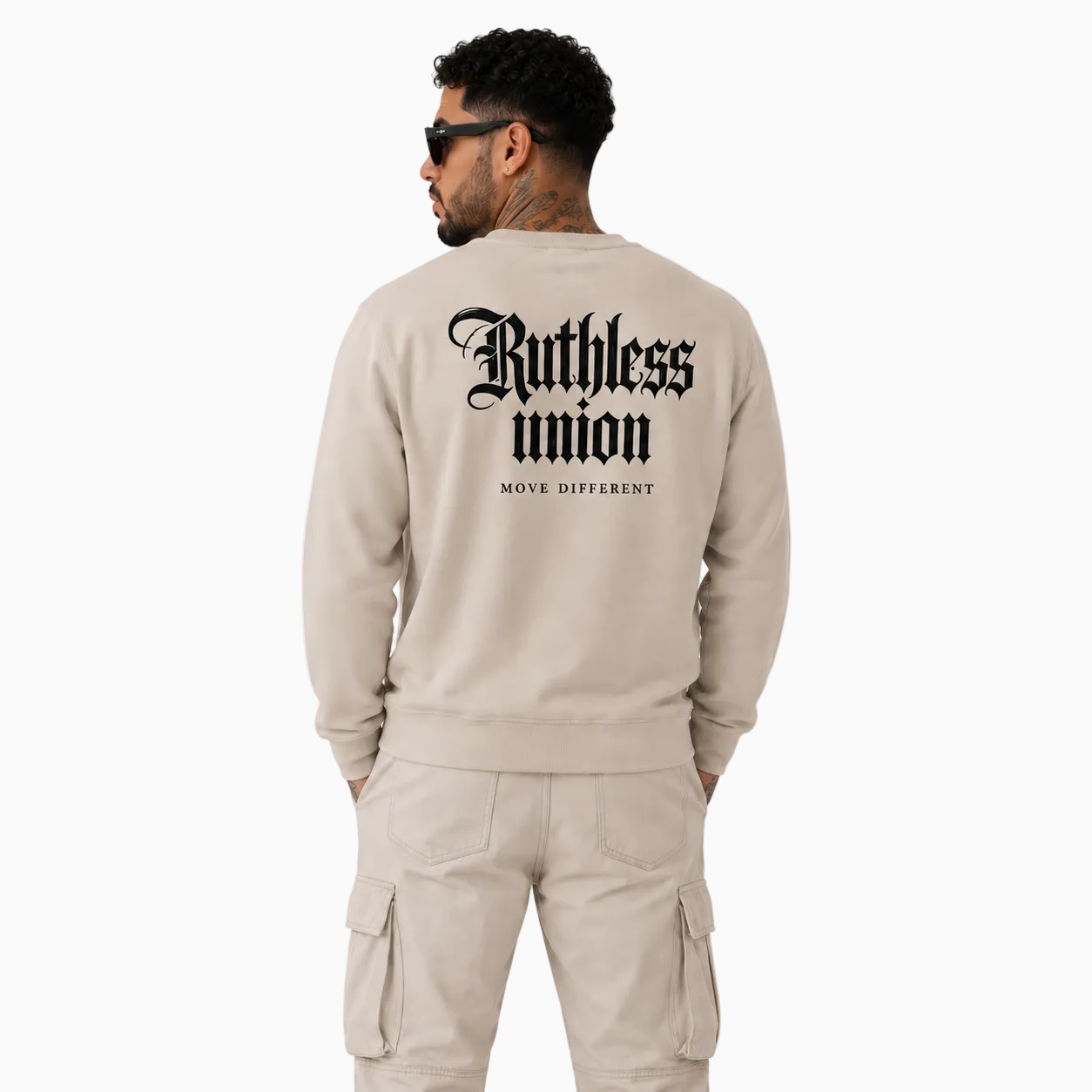 RU - RIOT CREWNECK BEIGE