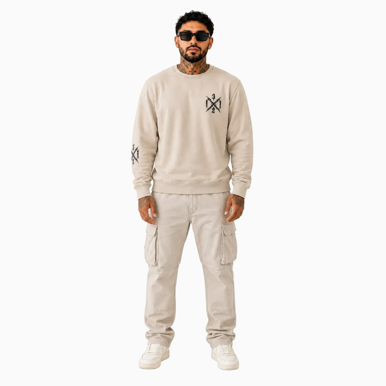 RU - RIOT CREWNECK BEIGE