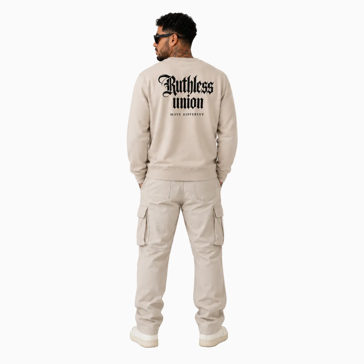 RU - RIOT CREWNECK BEIGE