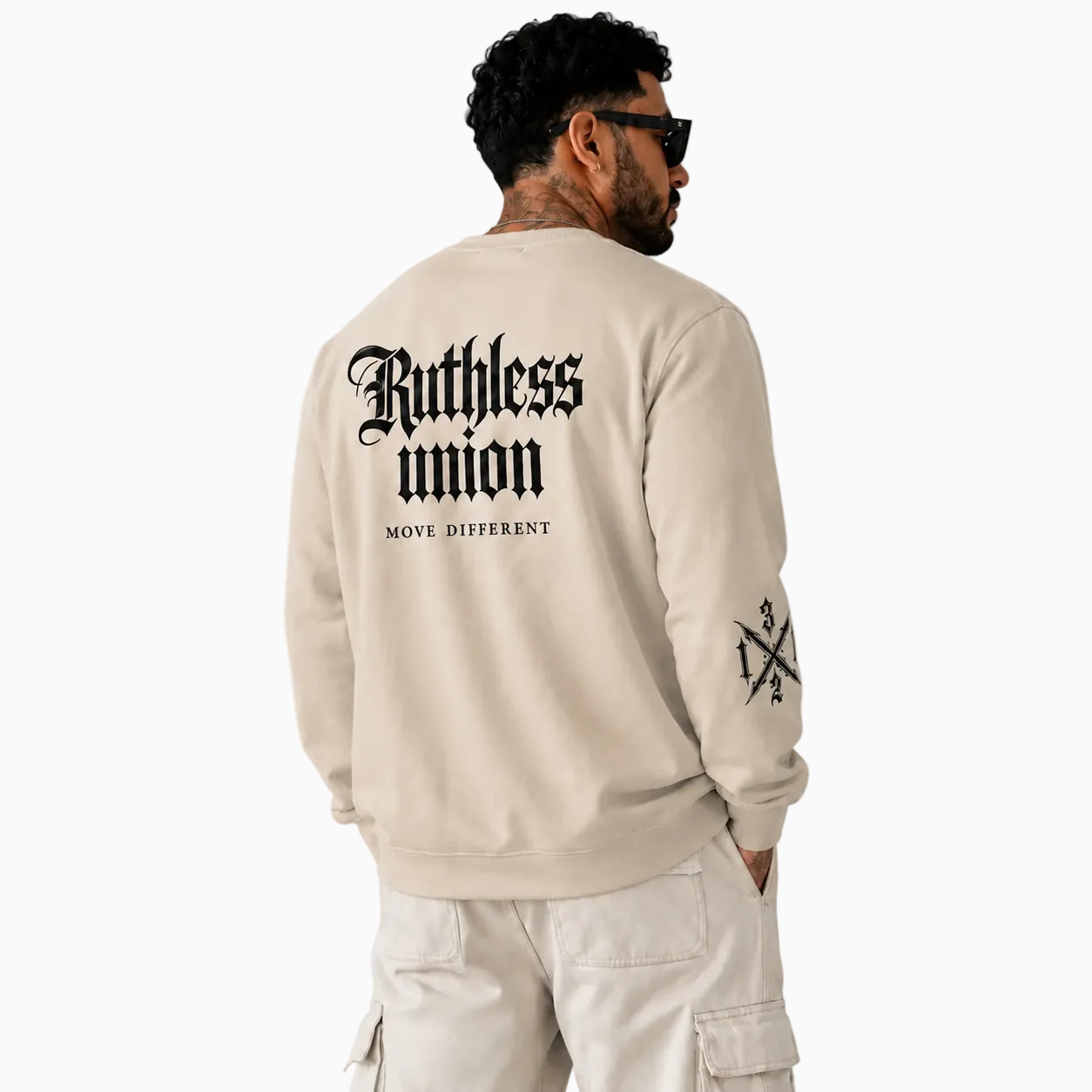 RU - RIOT CREWNECK BEIGE