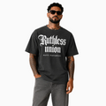 RU OVERSIZED - MAJESTIC TEE HEAVY - WASHED BLACK