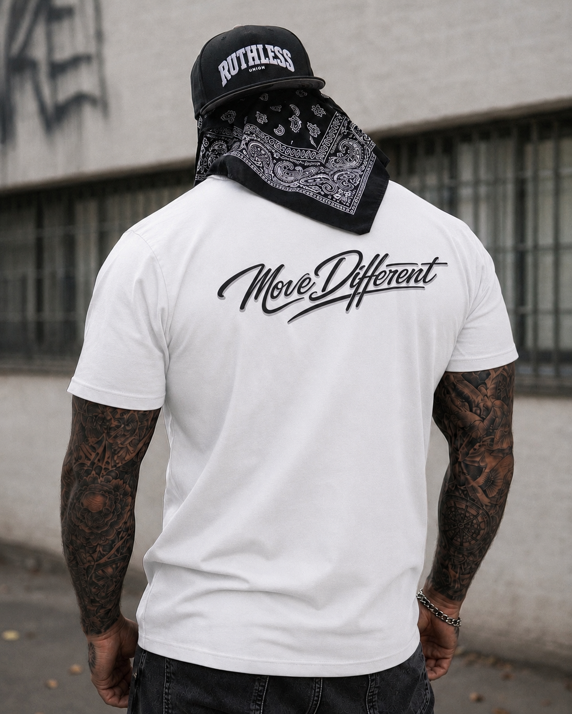 Move Different Tee White