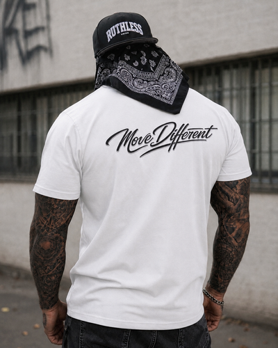 Move Different Tee White