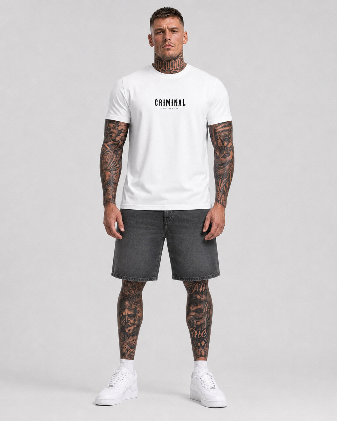 Criminal Tee White