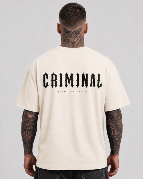 Criminal Oversized Tee Off White