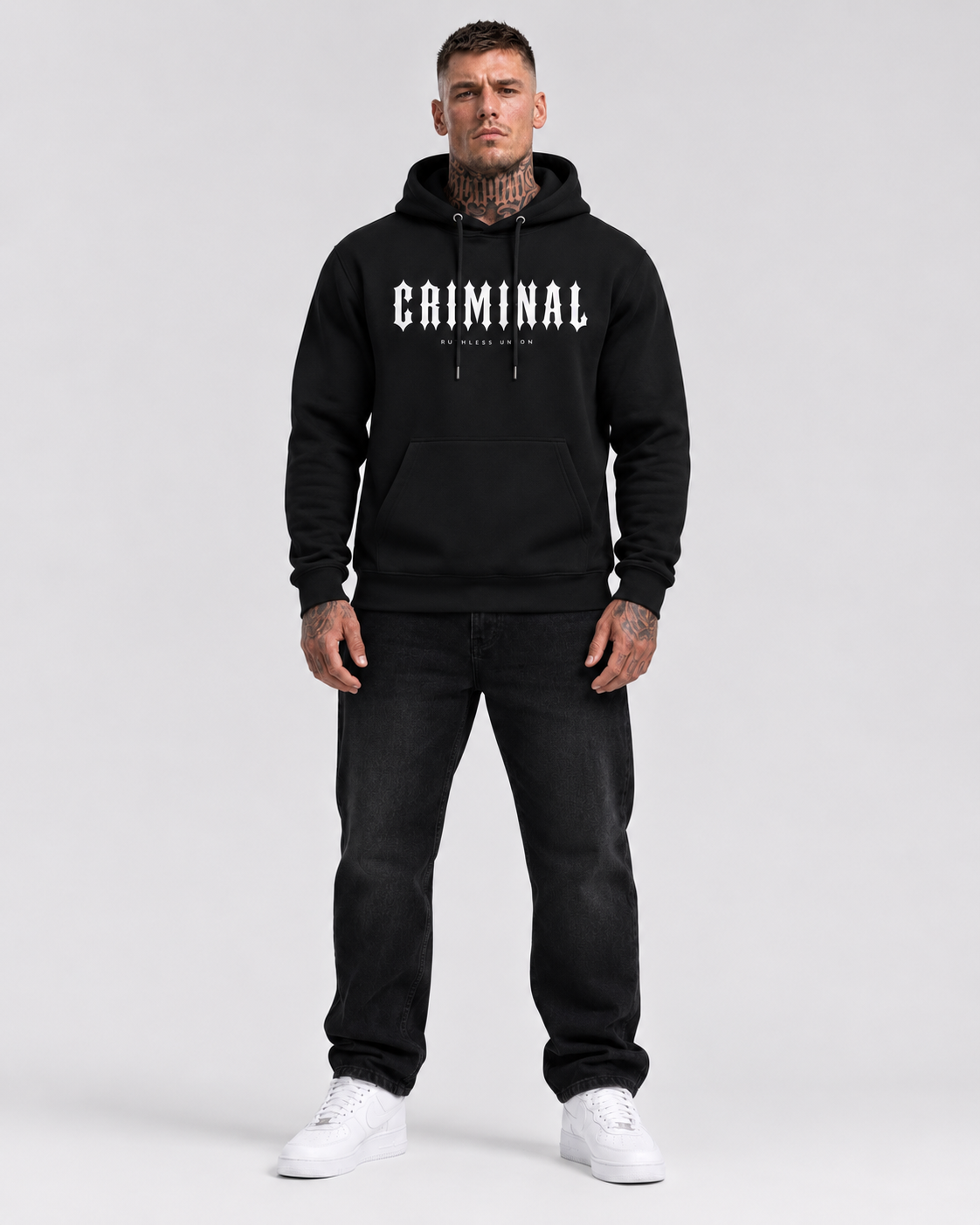 Criminal Hoodie Black