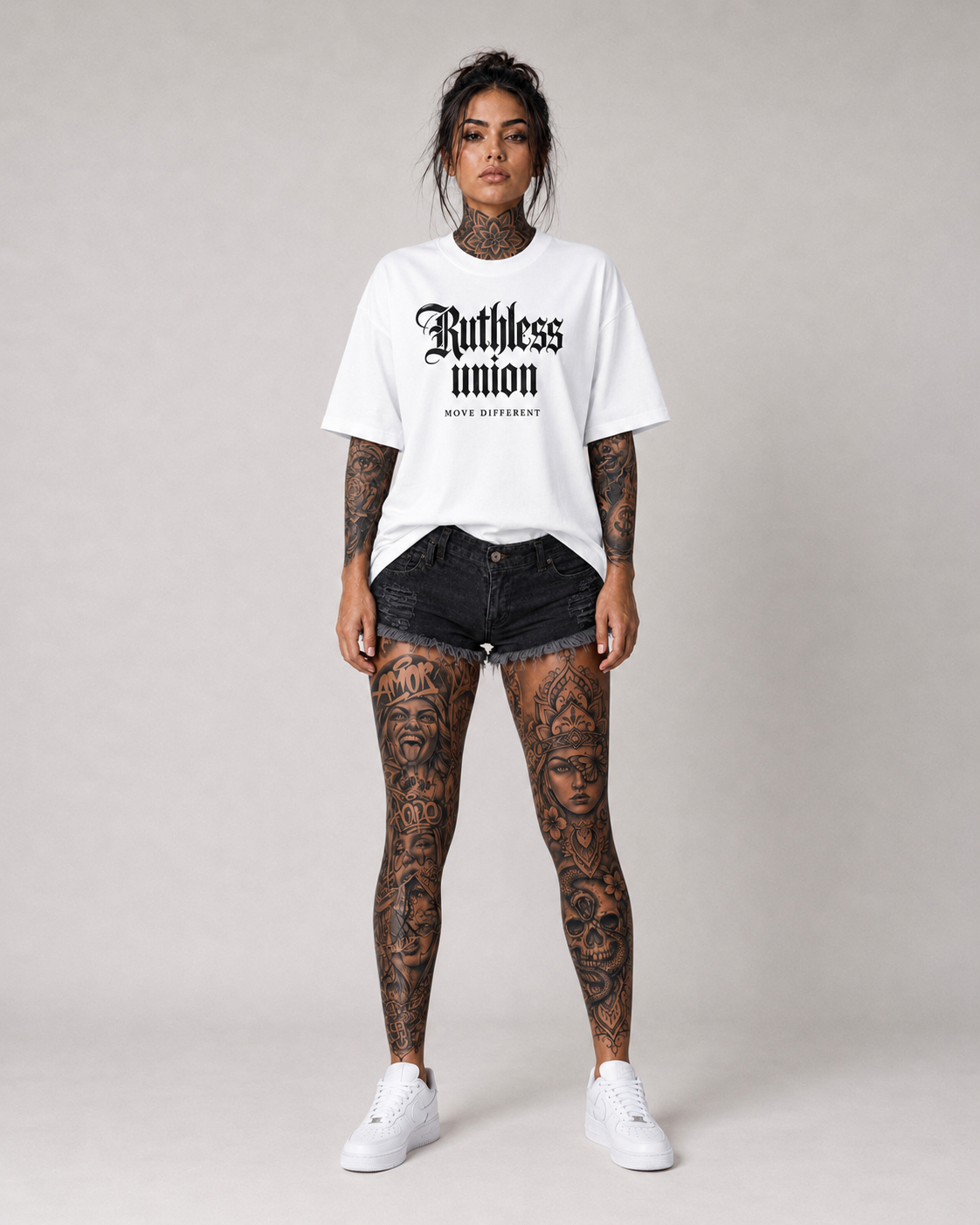 Elite Oversized Tee White Women