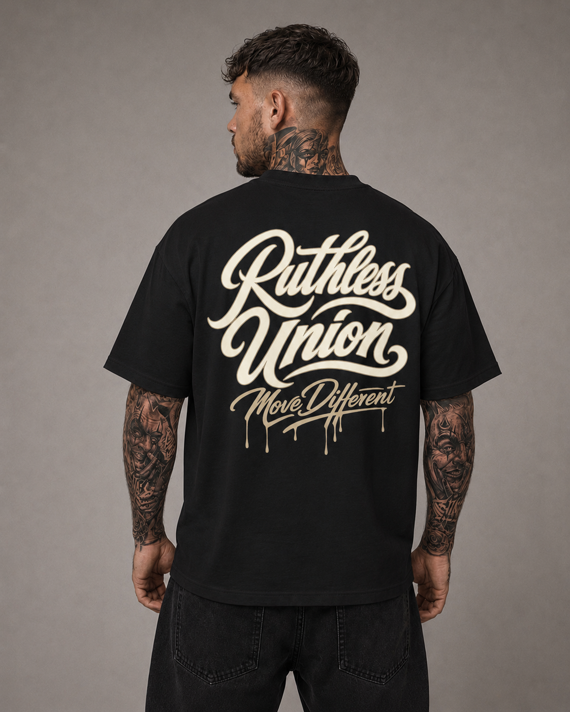 Vice Oversized Tee Black