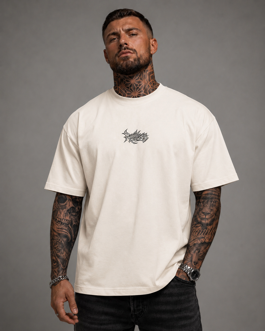 Dynasty Oversized Tee Off White
