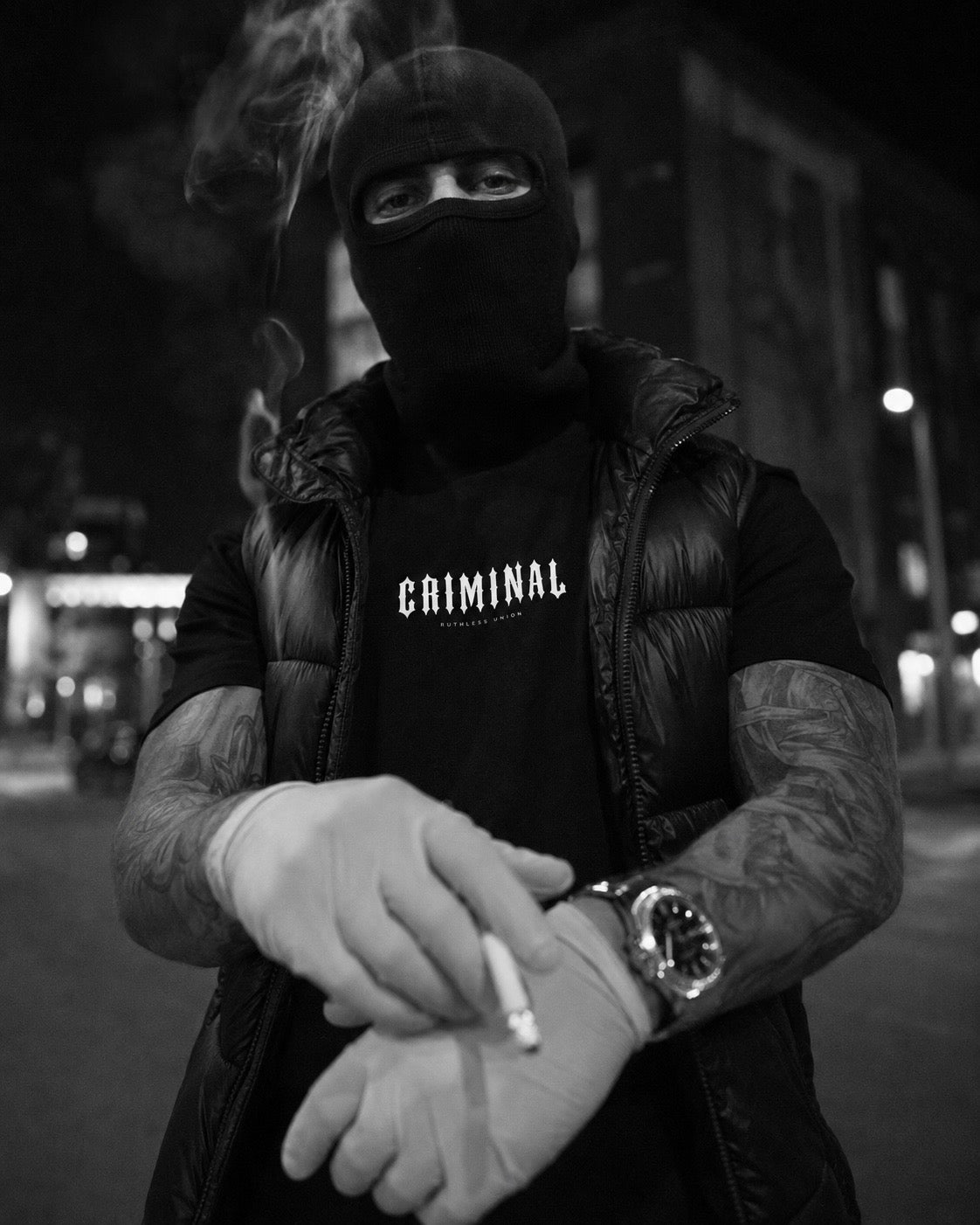 Criminal Tee Black