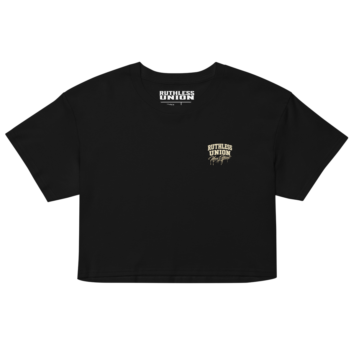Icon Crop Top Black
