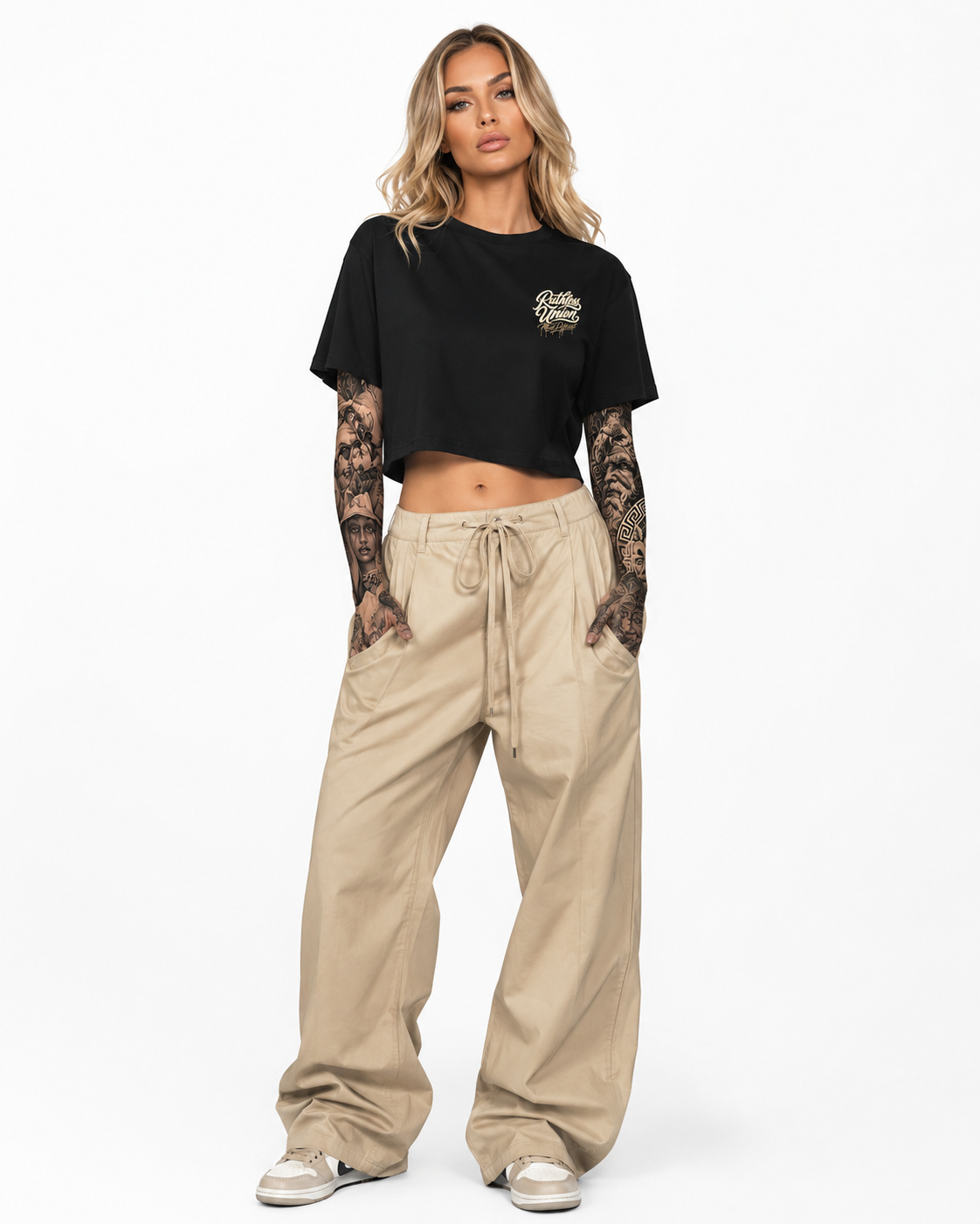 Vice Crop Top Black