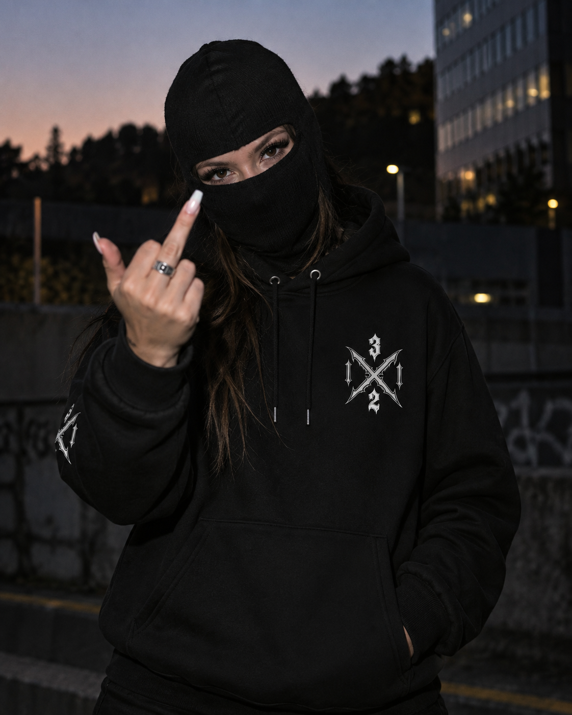 Riot Hoodie Black Women