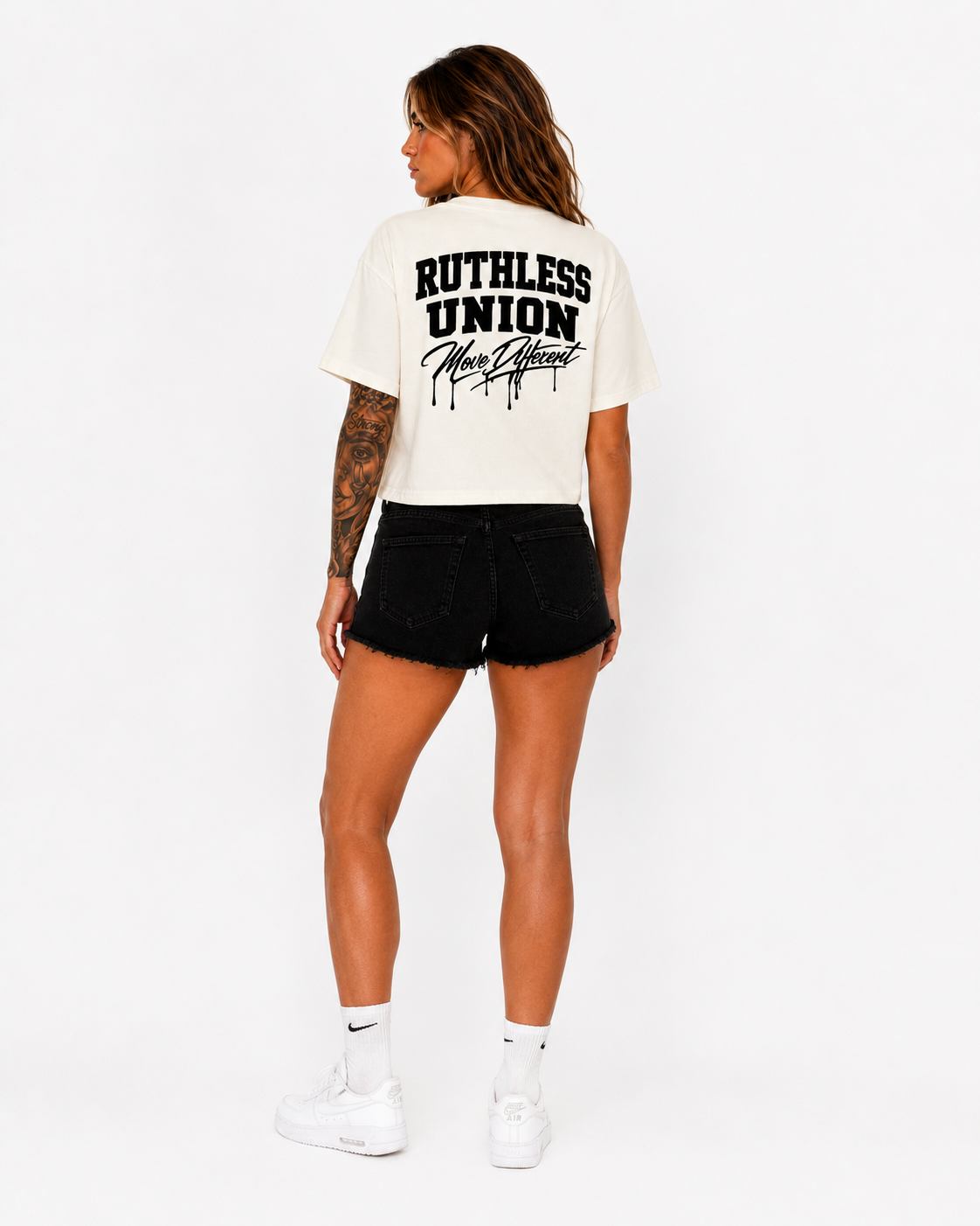 Icon Crop Top Off White