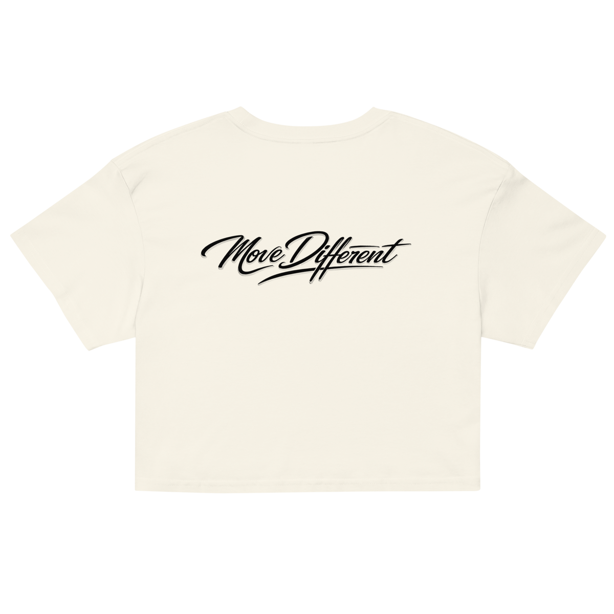 Move Different Crop Top Off White